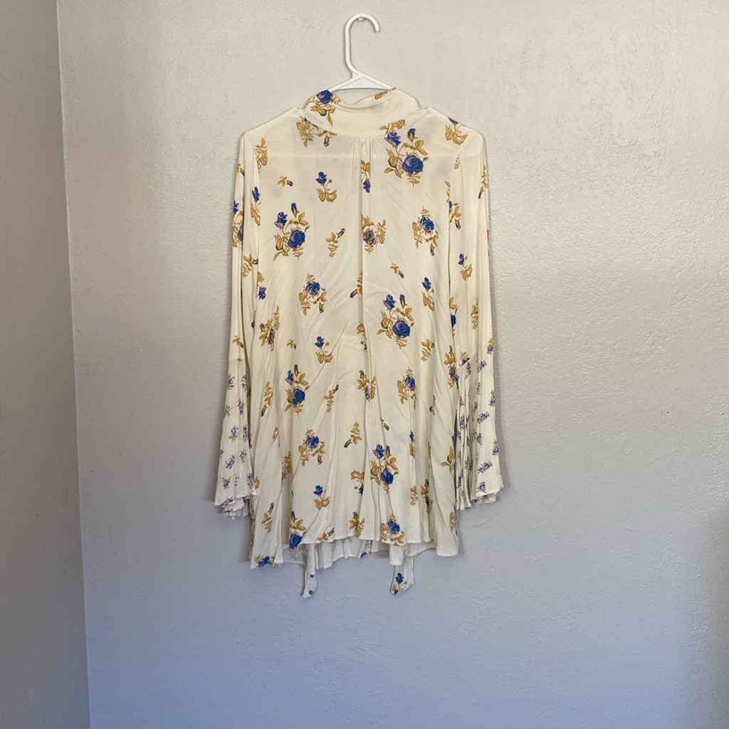 Free People White Floral Dress